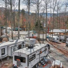 Modern Camper In Gatlinburg with Fire Pit