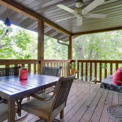 Cozy Smoky Mtn Retreat on River with Fire Pit and Deck