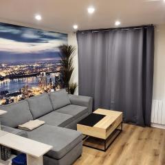 Studio cosy au RDC parking privé, térasse, wifi