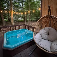 Pocono Hideout Family Home with Hot Tub Deck Sunroom Pool Big Bass Lake Larsen Lake Gouldsboro Clifton Township