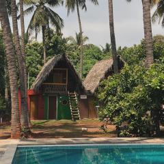 Nature swimming pool resort