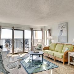 Walk to Beach Emerald Isle Condo with Ocean View!