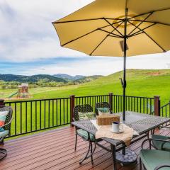 Spearfish Retreat with Fireplace and Mountain Views!