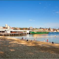 Best location in Manly Harbour view