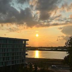 Charmant appartement in Antwerpen Zuid met zicht op de stroom