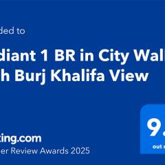 City Walk 1BR 6 mins to Dubai Mall & Burj Khalifa