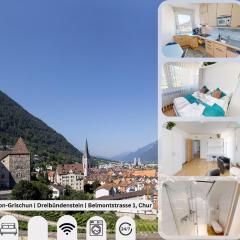 Solution-Grischun Apartments - Berninaexpress - Städterip - atemberaubende Aussicht