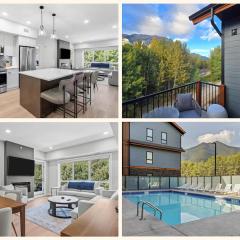 2 bedrooms-3 beds 2 baths-Rocky Creekside Retreat - Top Floor - Heated Pool and Hot Tub