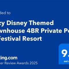 Cozy Disney Themed Townhouse 4BR Private Pool at Festival Resort