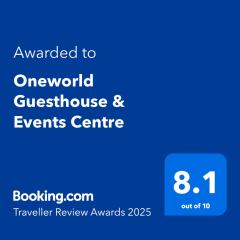 Oneworld Guesthouse & Events Centre