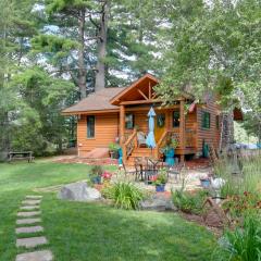 Lakefront Cabin with Private Dock and Fire Pit!