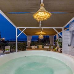 White Cycladic House with Jacuzzi