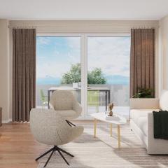 Visionary Hospitality Embrach, Zürich - Premium Apartments with Free Parking, Washer, Kitchen, Rooftop Terrace, Lounge, Bus Stop, Train Station, 15'Airport