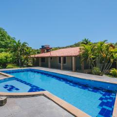 Casa encantadora c Wi-fi, piscina e churrasqueira