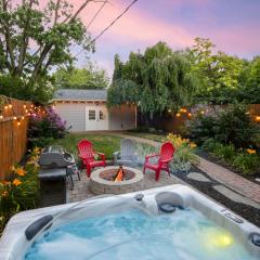 Home with Garage, Hot Tub, near OSU & Short North