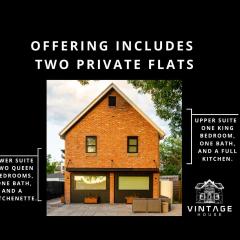 2 Private Flats Downtown - Walk to EVERYTHING