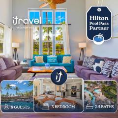 Hilton Pool Pass Included - Stylish Central Villa Mins to Beach Pool & Spa