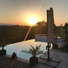 Appartement Architektenhaus - Pool - Fernsicht