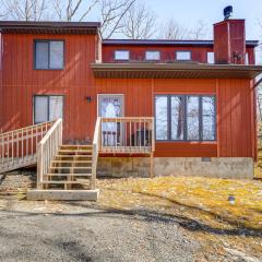 Fire Pit and Gas Grill Charming Poconos Abode!