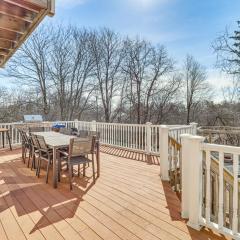 Fire Pit and Game Room Spacious Poconos Retreat!