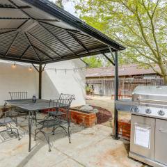 Fire Pit and Yard Games Inviting Clarksburg Cottage