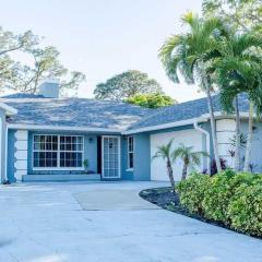 Elegant Palm Bay Getaway with Large Backyard
