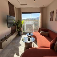 Modern & Fully equipped 1BDR Flats in Palmiers Central Casablanca with Terrace & Parking