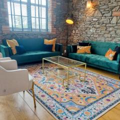 Converted factory loft apartment