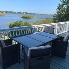 Waterfront Salt Pond House, water view and dock
