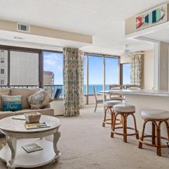 Ocean Front 2 Bedroom Condo at the Capri w Indoor and Outdoor Pool, Tennis Courts, Gym and more!