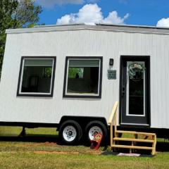 Cute Tiny House with Fire Pit in Danville, Georgia for Relaxing Glamping Escapes in Nature