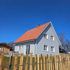 Ferienhaus am See mit Sauna