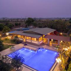 StayVista at The Blue Roof with Lawn & BBQ