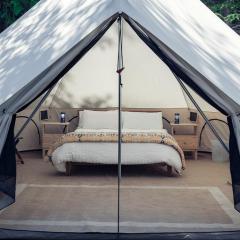 Carson Glamping Escapes in this Wonderful Bell Tent Rental in Washington