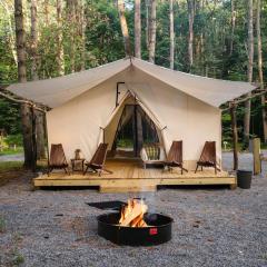 Luxury Canvas Group Glamping Tent | Adirondacks in Corinth, NY
