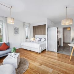 TRABER APARTMENTS Studio Kaffee Terrasse & Parken
