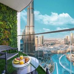 Stay in the #1 Burj & Fountain View 4BR Apartment
