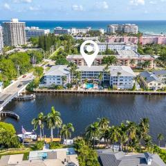 Boca Coastal Waterfront Stay - 2BR 2BA - Pool, Gym, Parking, Walk to Beach