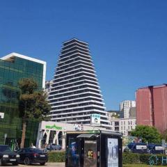 apartment in Tetris building Piramida, 150m from the State subway