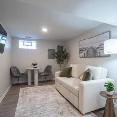 A Charming Modern Chic Basement Apartment