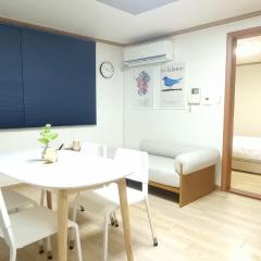 One stop away from Seoul Station by GTX, 2beds house near Yeonshinnae