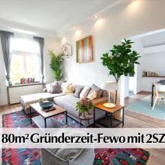 80m2 3R Wohnung mit privatem Parkplatz, Kingsize Betten, Smart-TV, etc
