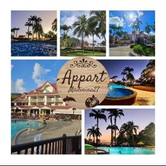 Appartement Madinina 6 personnes vue sur mer dans village vacances