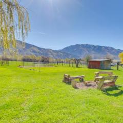 5 Mi to Downtown Logan Scenic Retreat with Patio