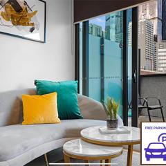 Modern SOHO Duplex Free Parking - City View