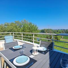 Appartement vue Cher sud Tours parking