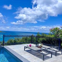 Ti Bay - Vue Mer spectaculaire & Piscine à débordement