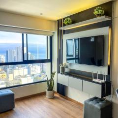 Ocean view 1 BR Miraflores with parking