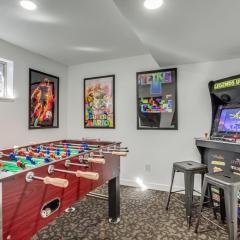 Gameroom and Theater in a breathtaking home