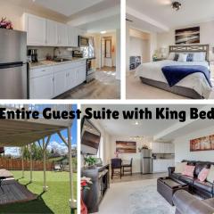 Private Guest Suite with King bed